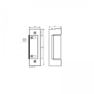 Elektrozaczep - MCM 611-12DC