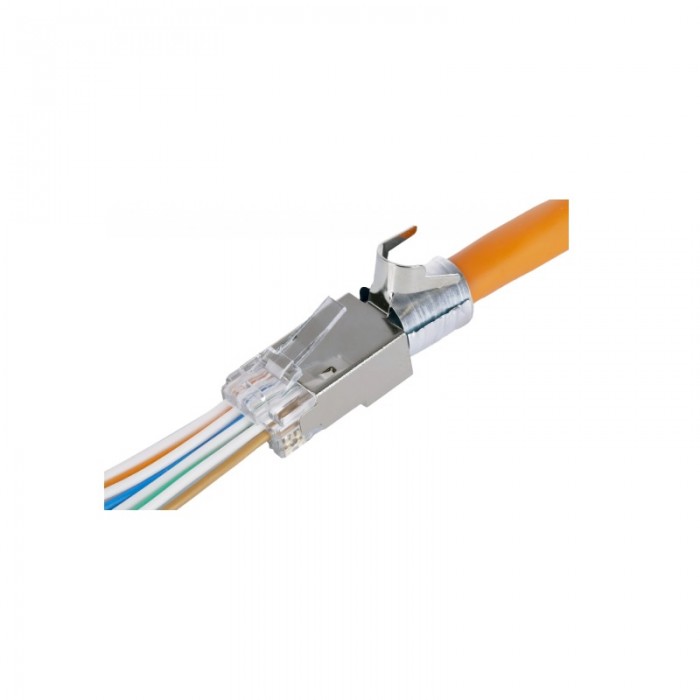 Wtyk RJ45 Przelotowy - CCAS-RJ6A-STP-BW