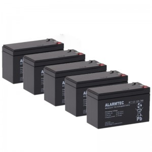 Zestaw akumulatorów - 5-PACK ALARMTEC (7AH)