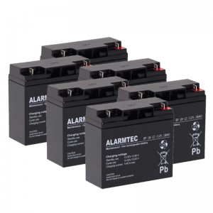 Zestaw akumulatorów - 6-PACK ALARMTEC (18AH)