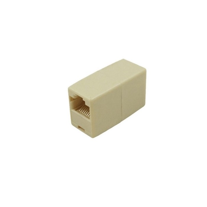 Gniazdo RJ45 podwójne - ADAPTER  RJ45/RJ45