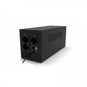 Zasilacz awaryjny MICRO UPS LCD 1500 2x7Ah (700/1200W)