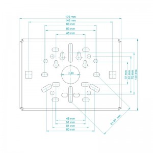 Uchwyt słupowy - CH-W