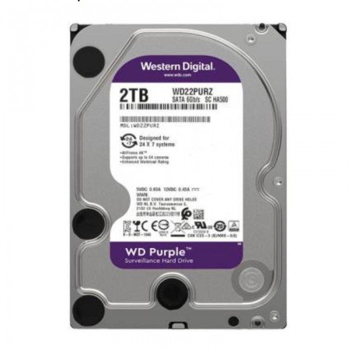Dysk 2TB PURPLE - WD22PURZ