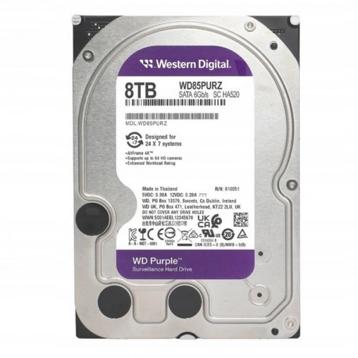 Dysk 8TB PURPLE - WD85PURZ