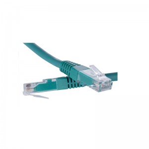PC-6UTPLSZH-GN1 - Patchcord RJ45 U/UTP kat. 6 LSZH CCA zielony 1m