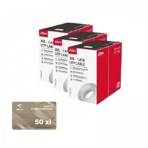 Zestaw - 3-PACK UTP kat 6 PFM920I-6UN-C