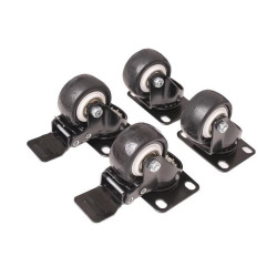 Zestaw kół do Szafy RACK 19" - CCAS-ZK-4