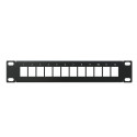 PATCHPANEL (pusty) 10" - S-PPR10-1U-12K-B