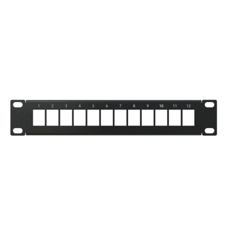 PATCHPANEL (pusty) 10" - S-PPR10-1U-12K-B