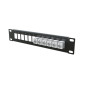 PATCHPANEL (pusty) 10" - S-PPR10-1U-12K-B