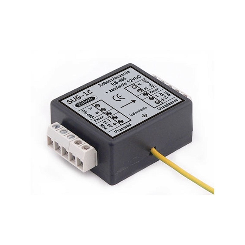 SUG-1C - Zabezpieczenie dla magistrali RS485 i toru zasilania 12VDC SUG-1C - Zabezpieczenie dla magistrali RS485 i toru zasilania 12VDC