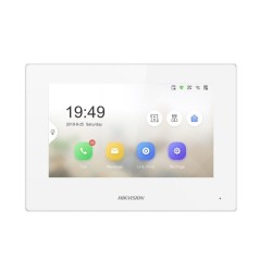 Monitor wideodomofonu IP, TFT LCD 7" - DS-KH6320-WTE1-W
