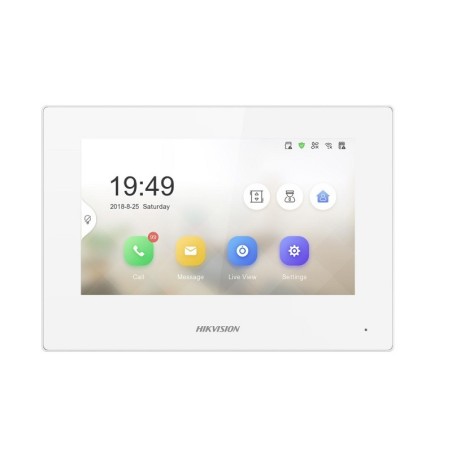 Monitor wideodomofonu IP, TFT LCD 7" - DS-KH6320-WTE1-W