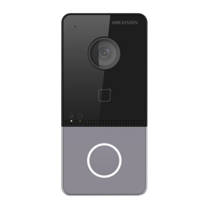 Wideodomofon z 1 przyciskiem oraz czytnikiem RFID - DS-KV6113-WPE1(C)