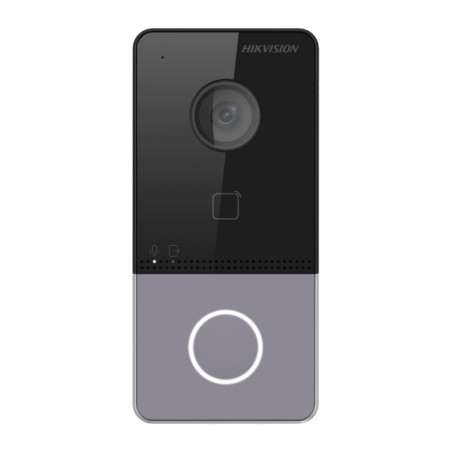Wideodomofon z 1 przyciskiem oraz czytnikiem RFID - DS-KV6113-WPE1(C)