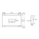 Szafa RACK 4U / 19” (złożona) - RW454-B