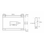 Szafa RACK 6U / 19” (złożona) - RW654-B