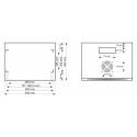 Szafa RACK 9U / 19” (złożona) - RW954-B