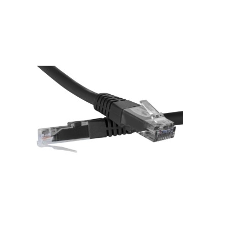 Patchcord kat.6 U/UTP - PC-6UTPPVC-BK0.25 (0.25m)