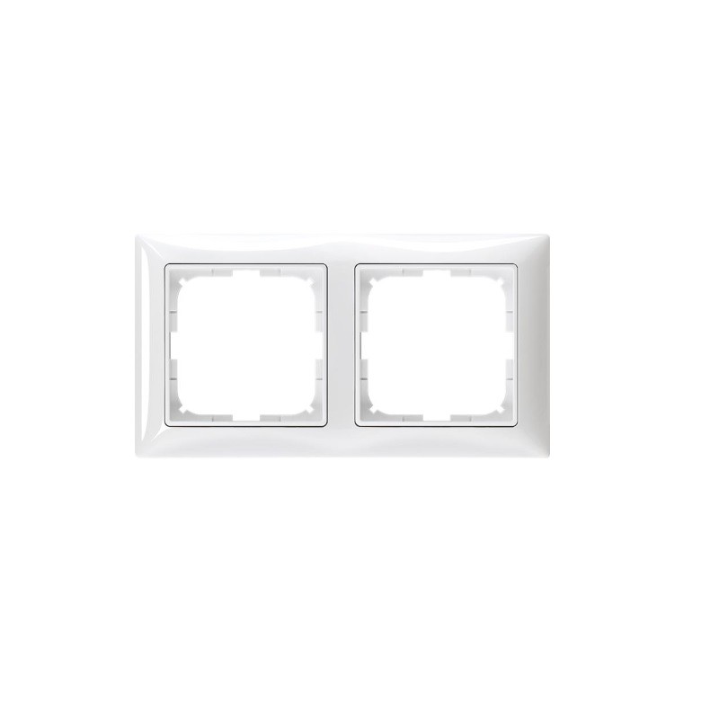 BASIC 55 ramka 2-krotna biały ALPEJSKI 2512-94-507