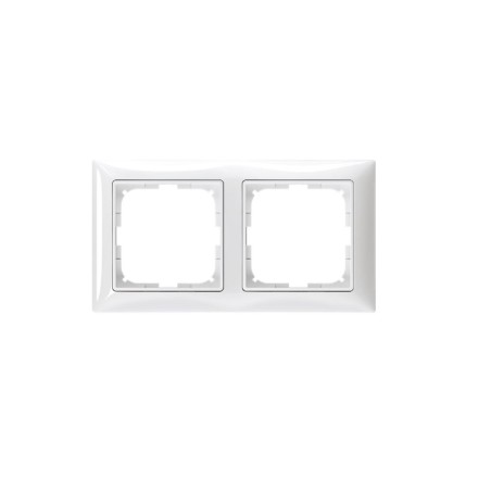 BASIC 55 ramka 2-krotna biały ALPEJSKI 2512-94-507