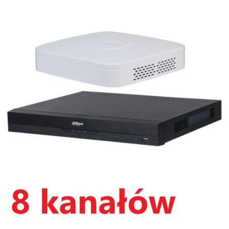 Rejestratory IP 8 kanałowe
