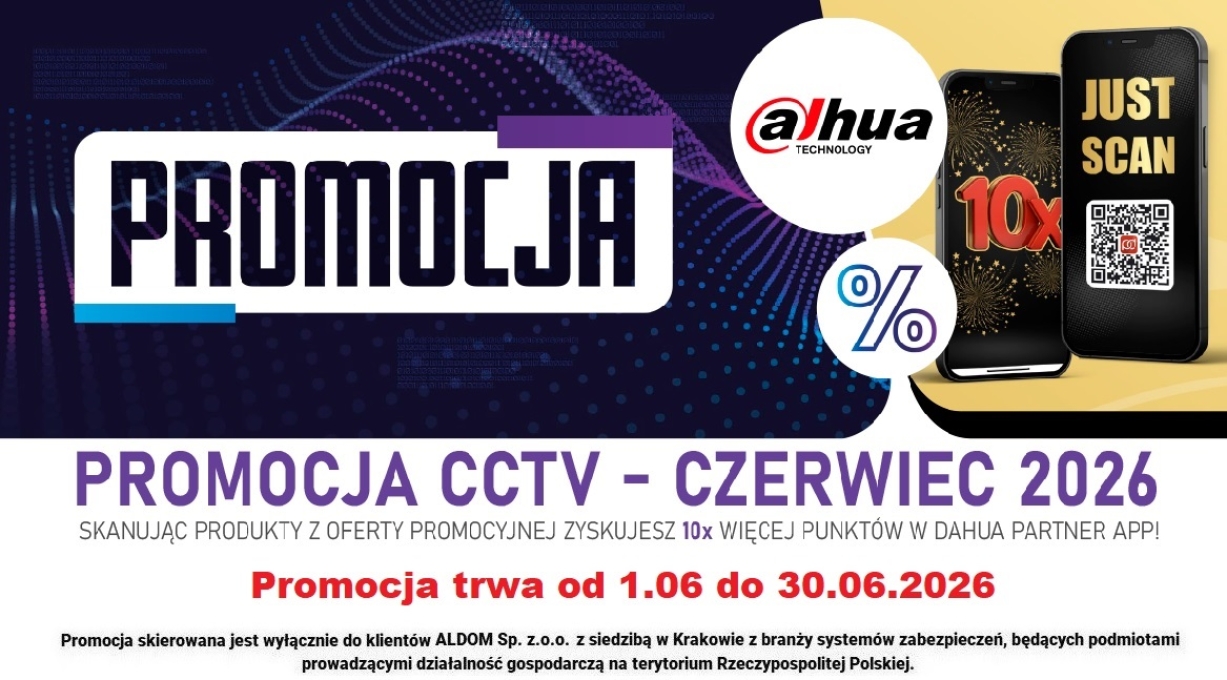 Promocja CCTV Dahua - CZERWIEC 2026